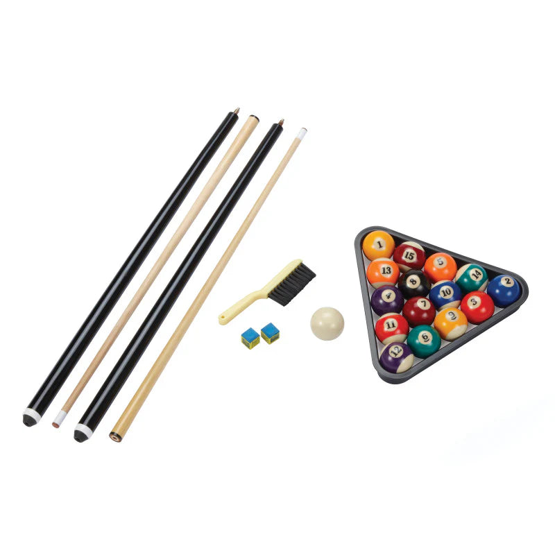Pool cue sticks included with the Fat Cat Trueshot 6.5-foot pool table