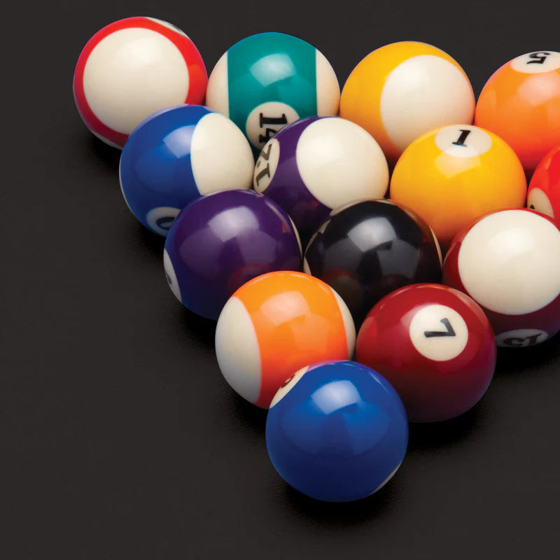 Pool balls set included with the Fat Cat Trueshot 6.5-foot pool table