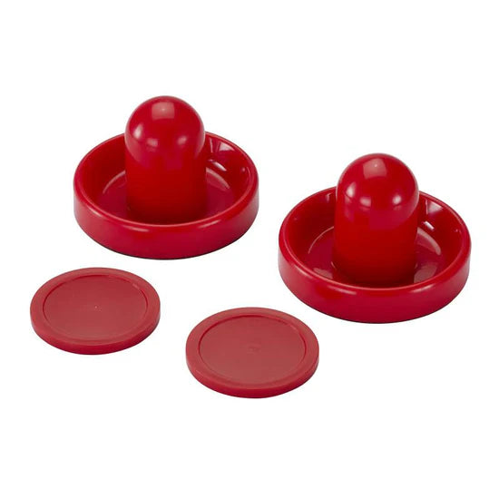 Fat Cat Volt LED illuminated air hockey table with light-up playfield