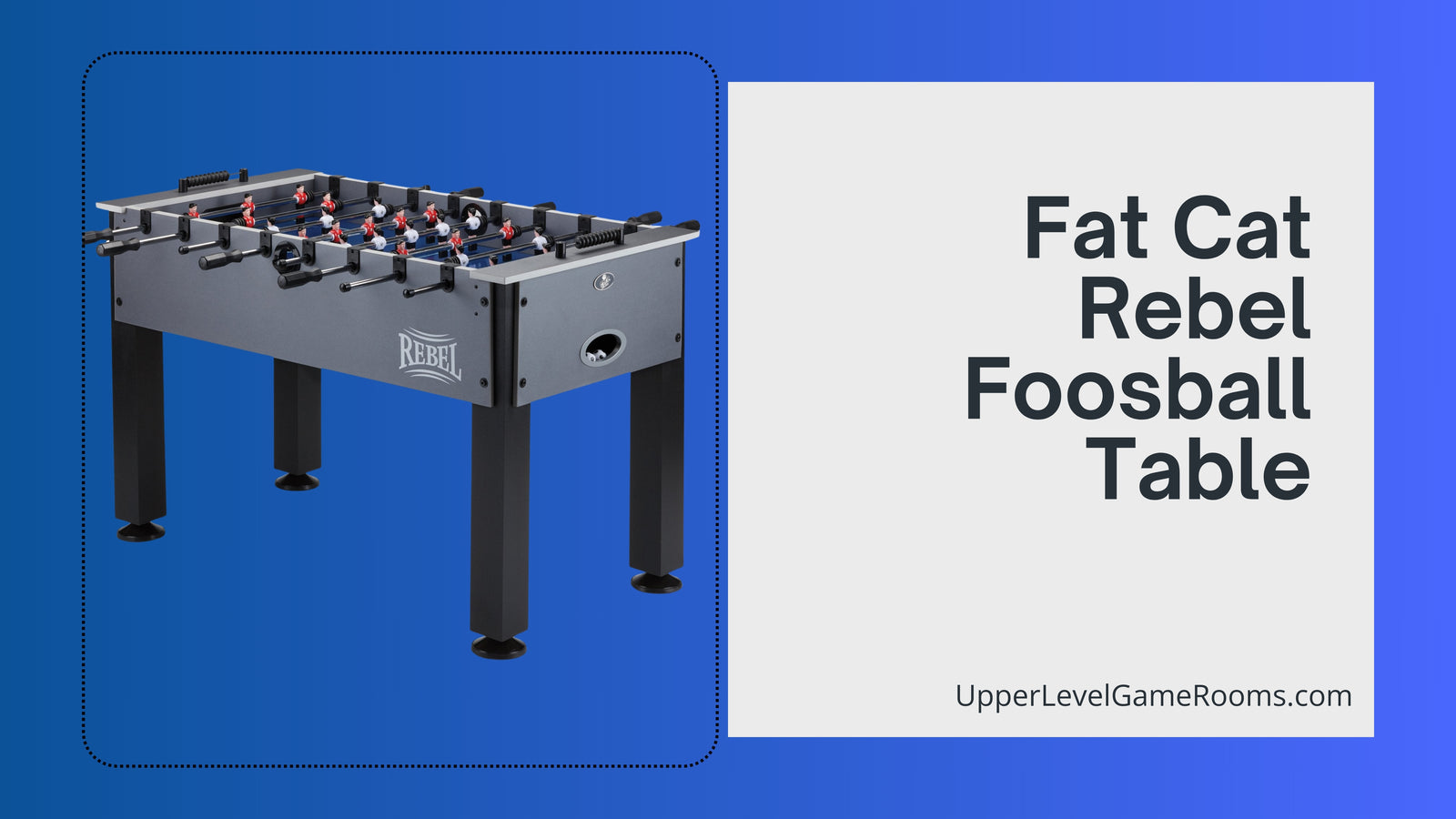 Fat Cat Rebel Foosball Table.