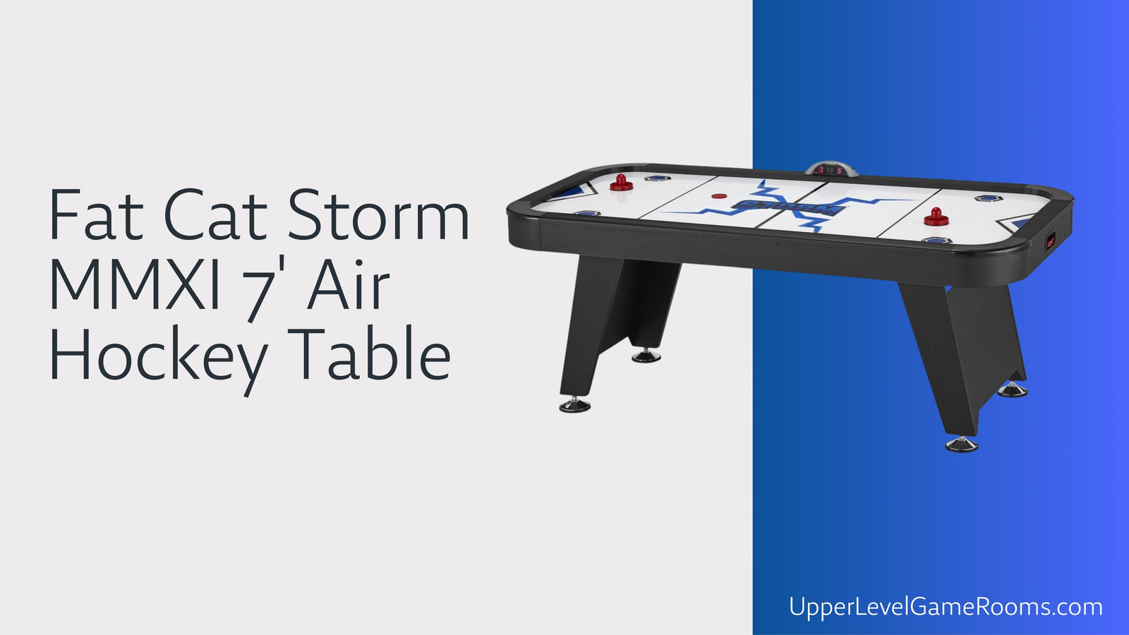 Fat Cat Storm MMXI 7' Air Hockey Table.