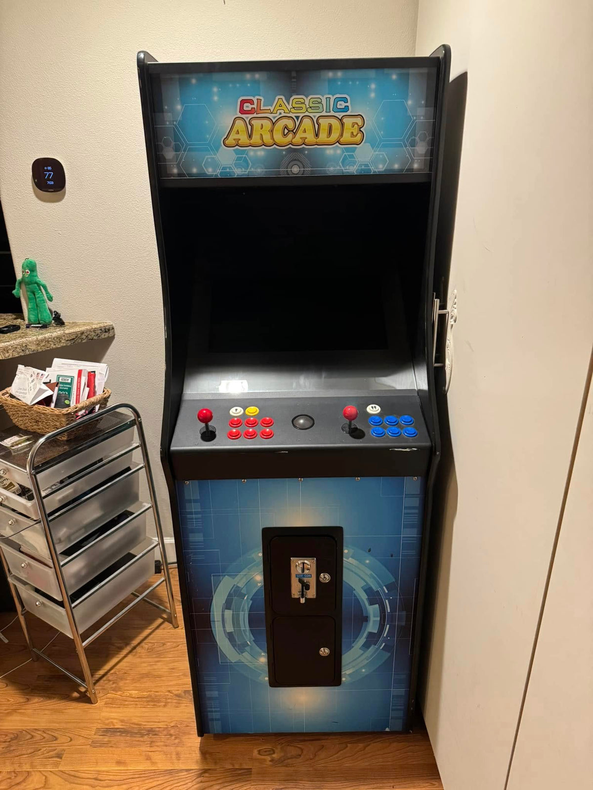 Full - Sized Upright Arcade Machine with Trackball - 3,000 Games & 21.5" LCD by Game Room City - Arcade