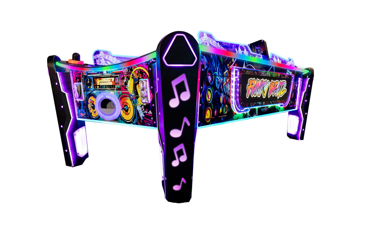 Funky Beatz Air Hockey | Music-Powered Curved Table Game