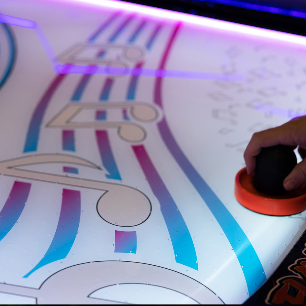 Funky Beatz Air Hockey | Music-Powered Curved Table Game