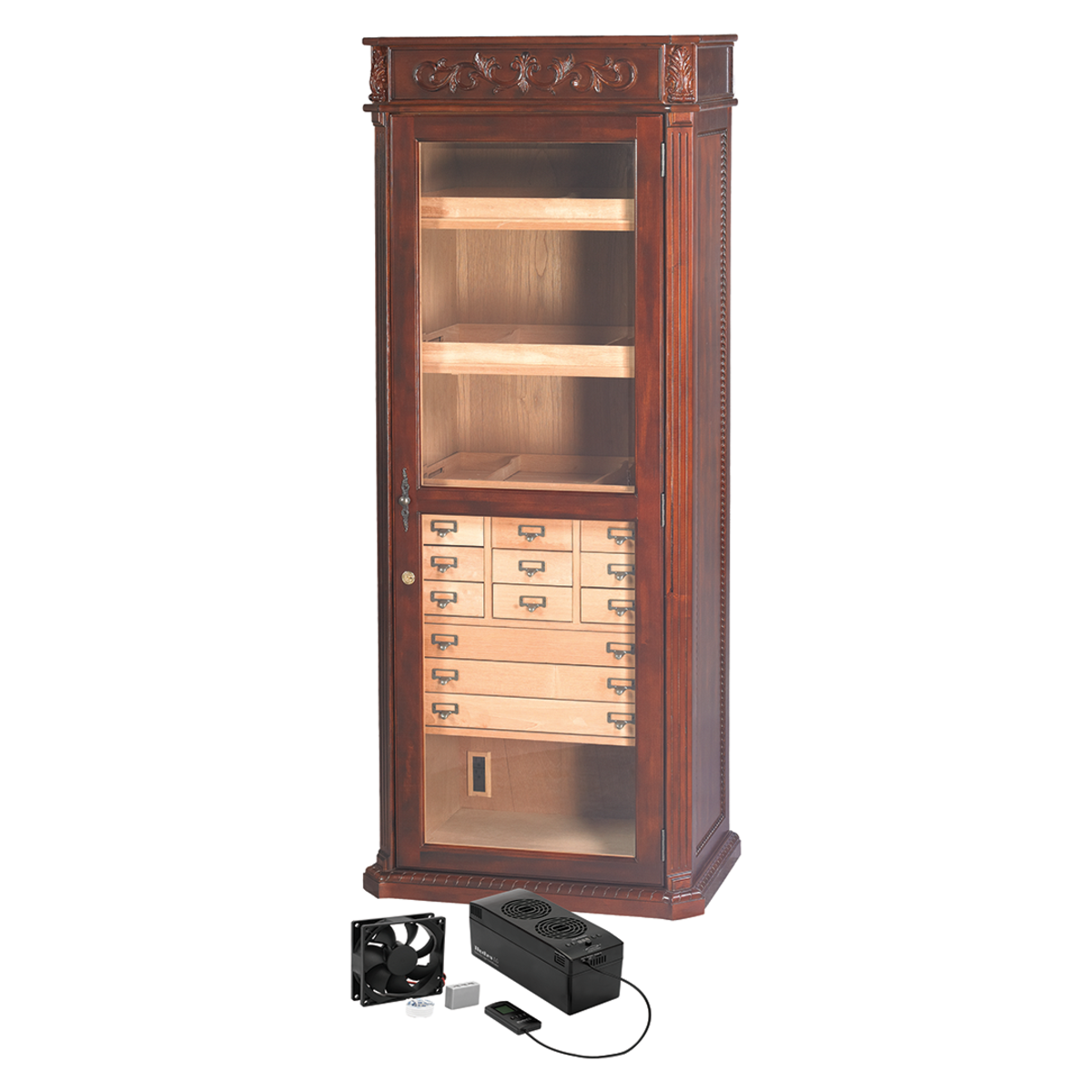 Olde English Tower 3,500 Cigar Humidor Kit by Humidor Supreme.