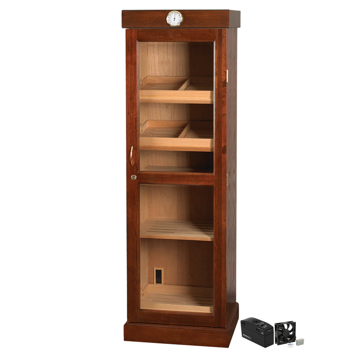 Humidor Supreme Tower 3000-Cigar Drawer Display Humidor (HUM-2000).