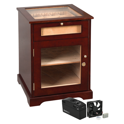 Galleria 600 Cigar End Table Cabinet by Humidor Supreme HUM-600G-KIT