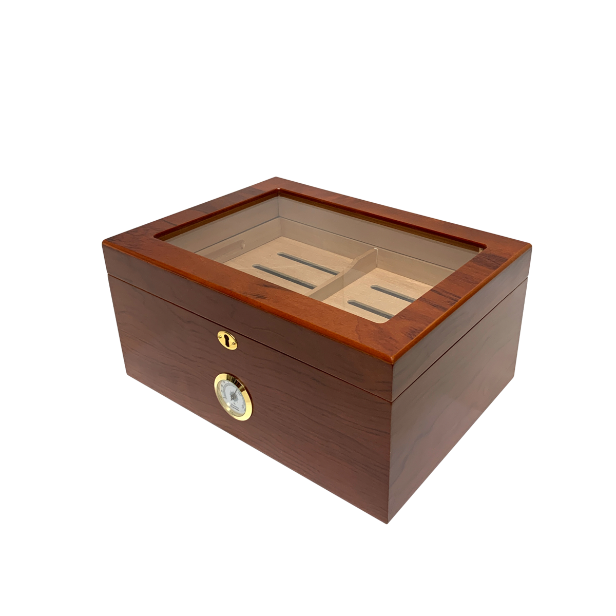 Milano 60-100 Cigar Glasstop Humidor By Humidor Supreme