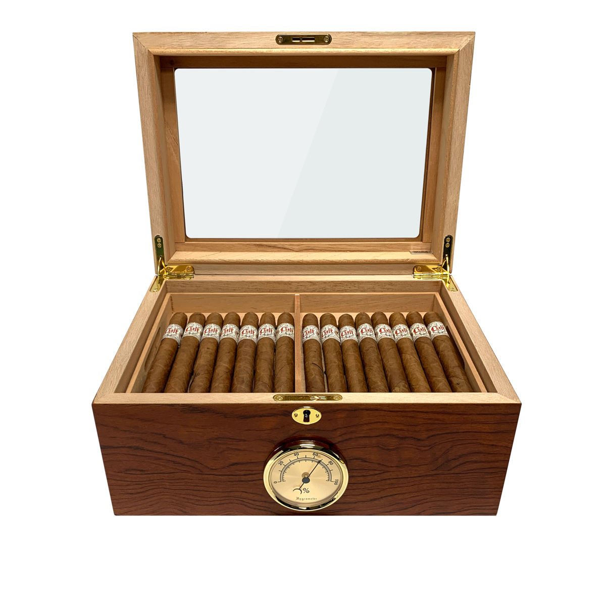 Milano 60-100 Cigar Glasstop Humidor By Humidor Supreme