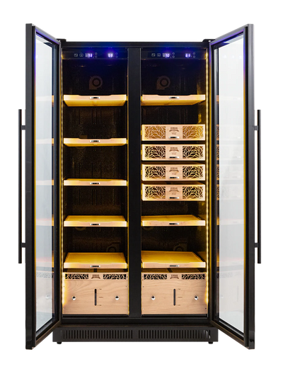 Double Door Electronic Humidor Cabinet