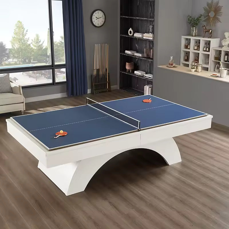 Karmen Modern Luxury Slate Billiards Table – Solid Hardwood Pool Table | Leather Drop Pockets | Custom Finishes.