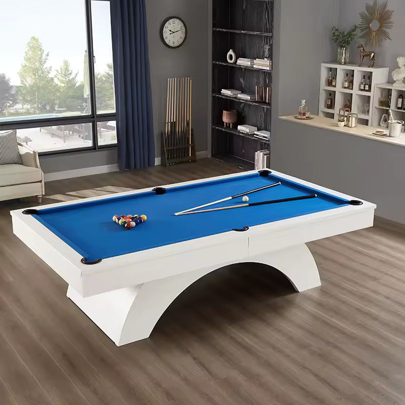 Karmen Modern Luxury Slate Billiards Table – Solid Hardwood Pool Table | Leather Drop Pockets | Custom Finishes.