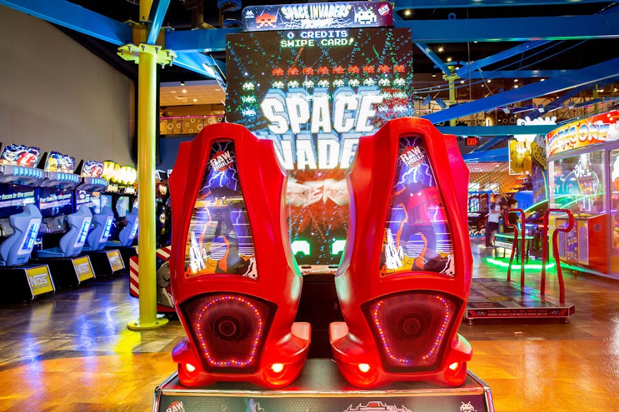 Space Invaders Frenzy Arcade Machine - Giant 109" LED Screen Shooter | 2 Player Ticket Redemption Game | Raw Thrills & Taito | Classic Retro Arcade Action.