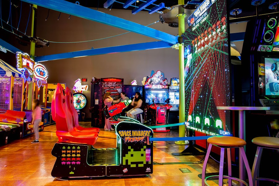 Space Invaders Frenzy Arcade Machine – Giant 109&quot; LED Screen Shooter | 2 Player Ticket Redemption Game | Raw Thrills &amp; Taito | Classic Retro Arcade Action.