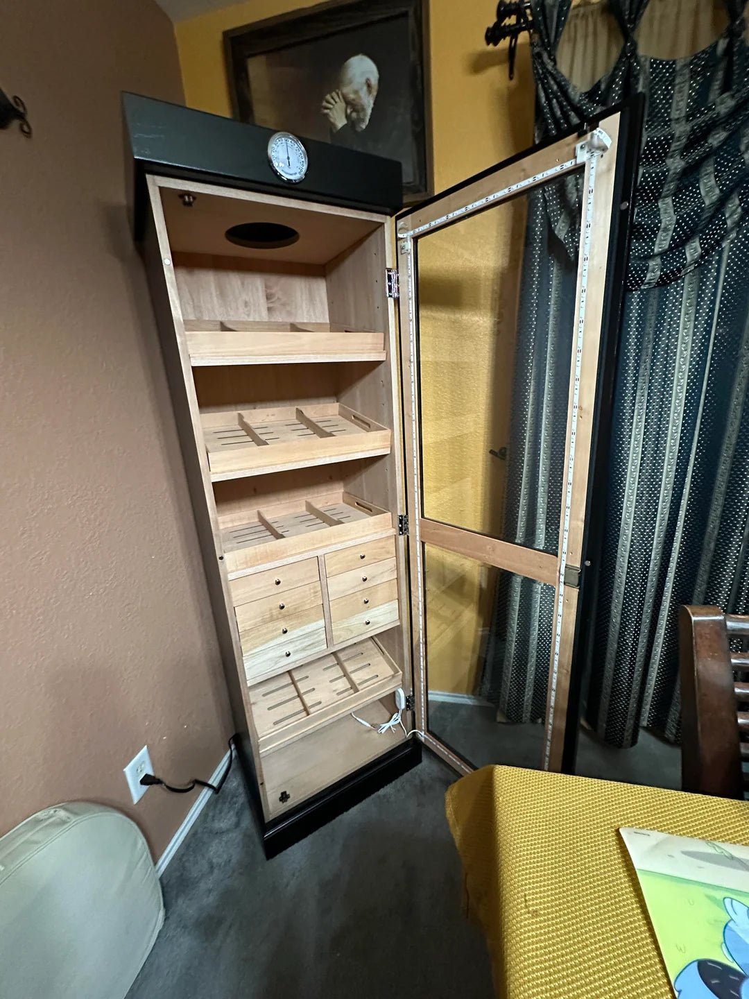 Humidor Supreme Tower 3000 - Cigar Drawer Display Humidor (HUM - 2000) by Quality Importers - Humidors