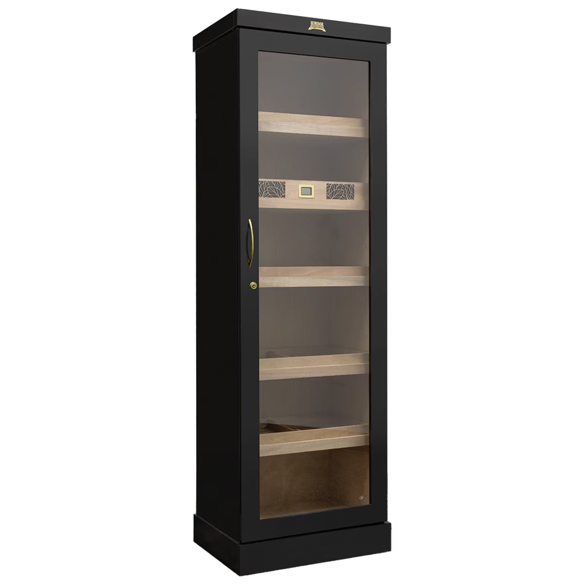 Humidor Supreme cigar tower shelf unit with large capacity storage for 2,000–3,000 cigars