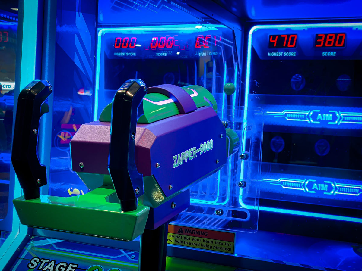 Zap Attack Arcade closeup view