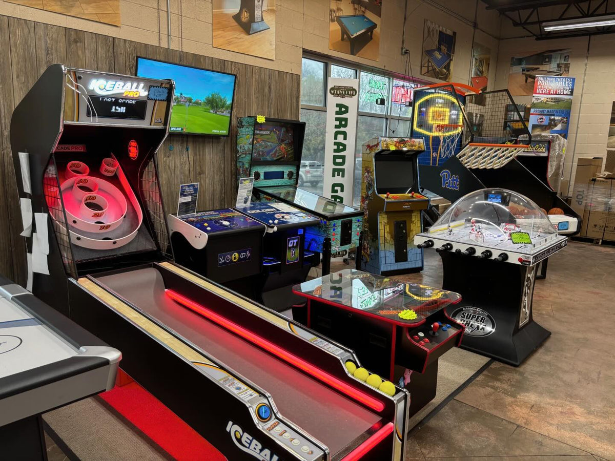 Ice Ball Pro Home Skee-Ball Arcade by ICE Games, 10-foot LED alley roller with customizable colors and multiplayer game modes.