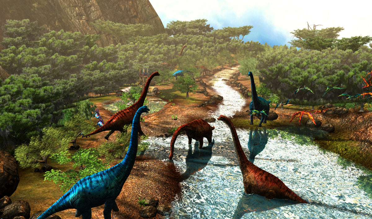 Jurassic Park Arcade Machine – 2 Player Environmental Shooter | 9 Missions | 55&quot; HD Display | Raw Thrills &amp; Universal Studios | Vibrating Seats &amp; Force-Feedback Guns.