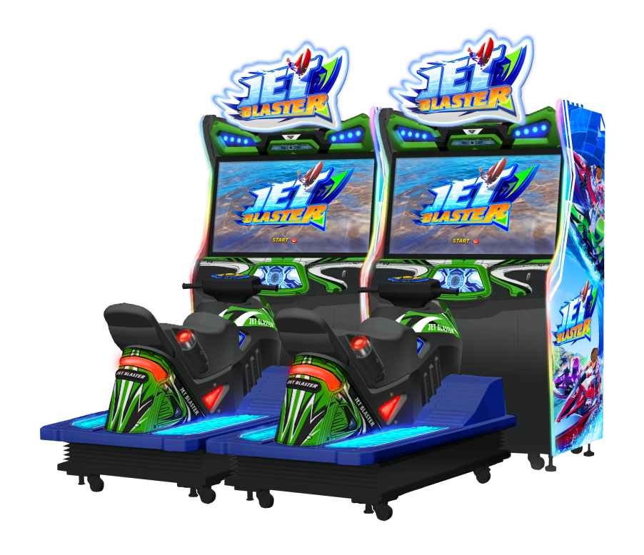 Jet Blaster - Motion Watercraft Racing Arcade Machine by SEGA - Video Game Arcade