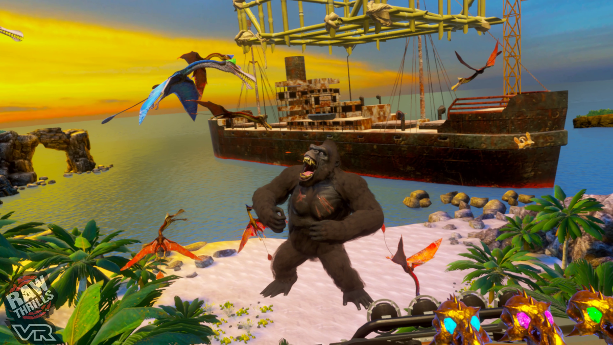 King Kong of Skull Island II VR Arcade Expansion Kit – Official Sequel for VR Motion Simulator | 1-2 Player | HP Reverb 2 Headset | New Cinematic Chapters &amp; Cabinet Artwork.