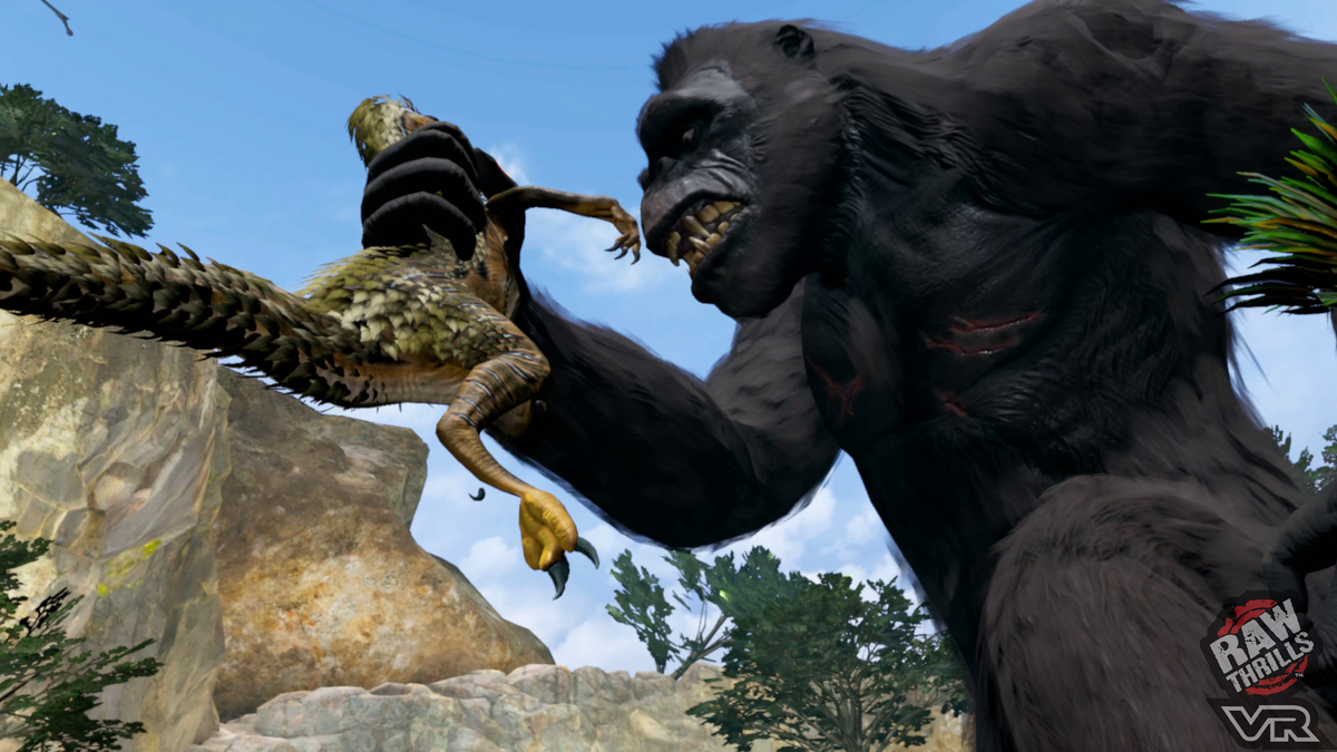 King Kong of Skull Island II VR Arcade Expansion Kit – Official Sequel for VR Motion Simulator | 1-2 Player | HP Reverb 2 Headset | New Cinematic Chapters &amp; Cabinet Artwork.