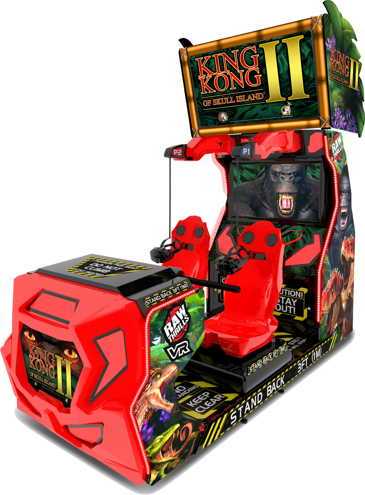 King Kong of Skull Island II VR Arcade Expansion Kit – Official Sequel for VR Motion Simulator | 1-2 Player | HP Reverb 2 Headset | New Cinematic Chapters &amp; Cabinet Artwork.