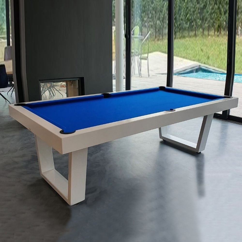 Lorren – Modern Luxury Slate Pool Table Handmade in California | Solid Hardwood | Leather Pockets.