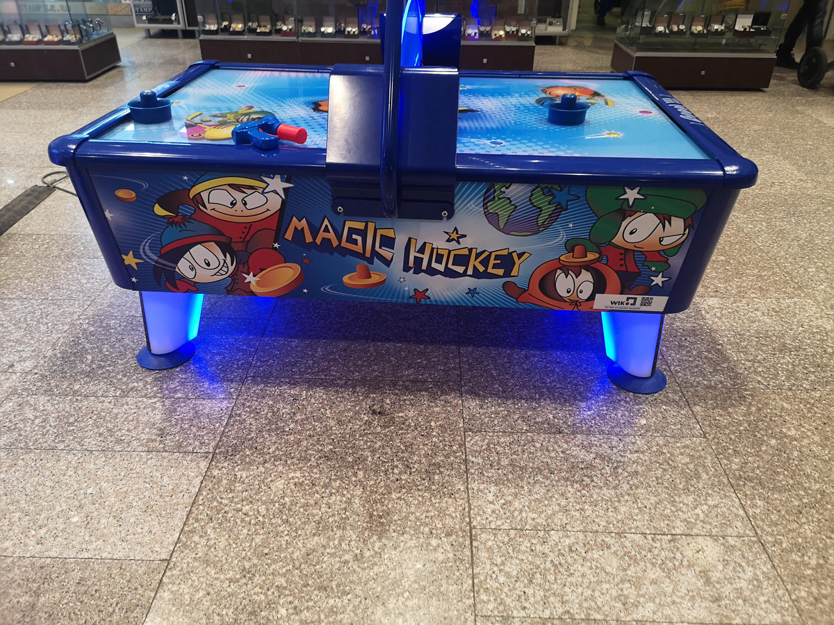 Magic Air Hockey – Kids Air Hockey Table | Colorful Cabinet | Light & Sound Effects