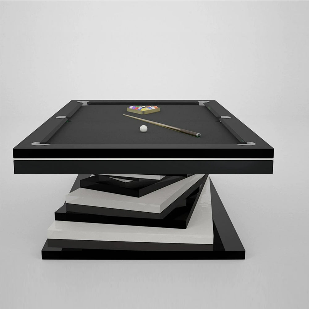 Neavio Modern Slate Pool Table – Luxury Billiards Table | Solid Hardwood Frame | 3-Piece Precision Slate | Leather Drop Pockets | Matte or High-Gloss Finish.