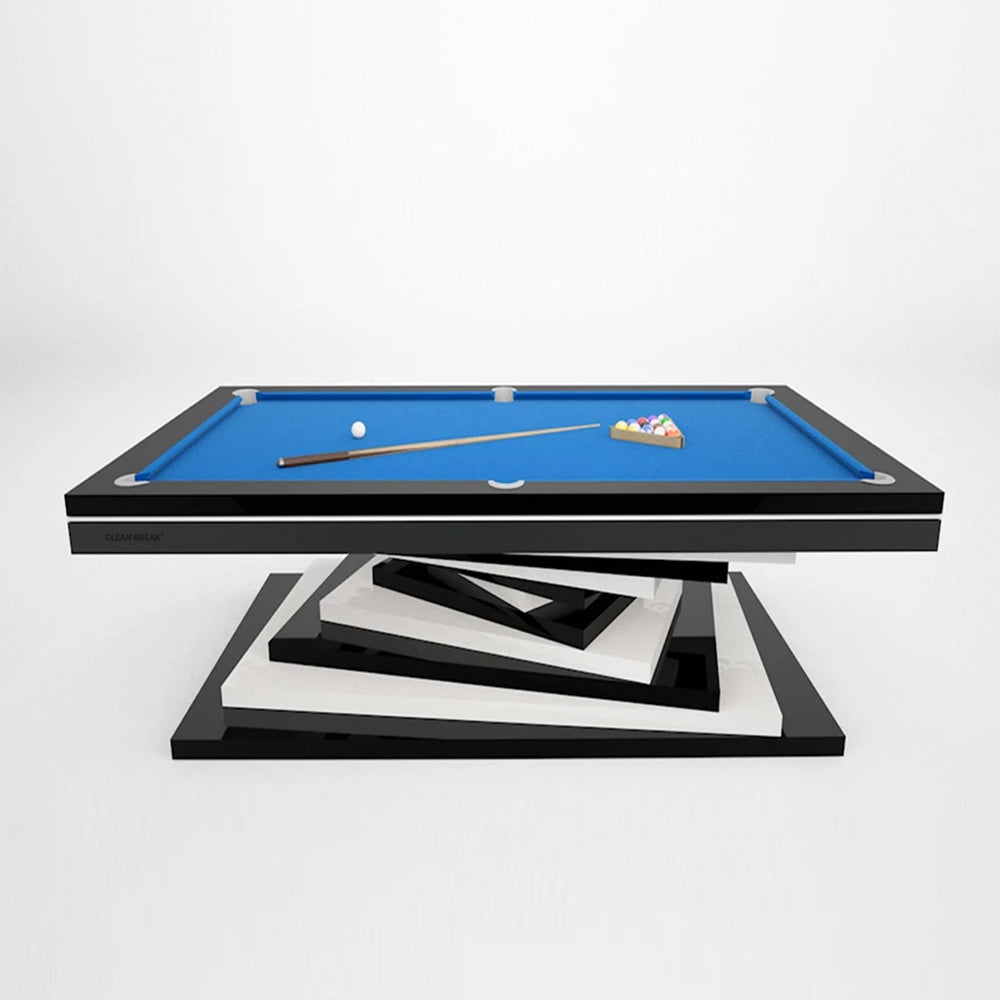 Neavio Modern Slate Pool Table – Luxury Billiards Table | Solid Hardwood Frame | 3-Piece Precision Slate | Leather Drop Pockets | Matte or High-Gloss Finish.