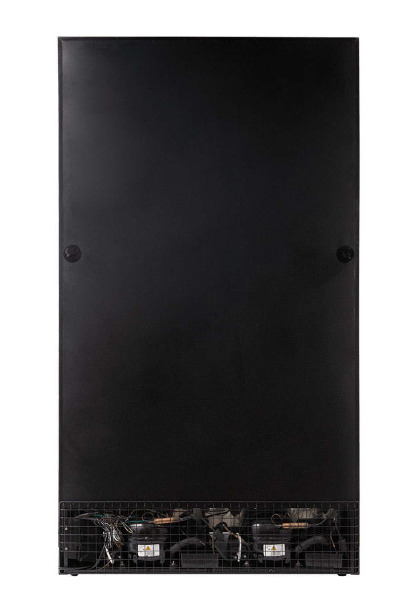 Large Commercial Cigar Humidor Black Cabinet Double Door | 3700–6800 Count | Digital Humidity Control by Quality Importers - Humidors