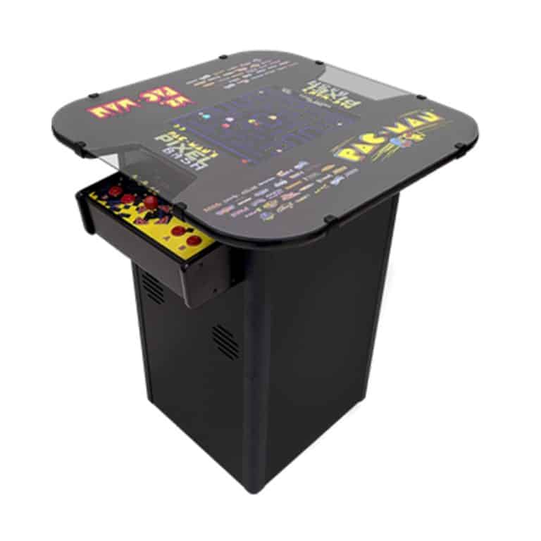 Namco Pac-Man Pixel Bash Bistro High Top Arcade Game – 32 Classic Games | Retro Cocktail Table | Free Play | Official Bandai Namco | Commercial Quality.