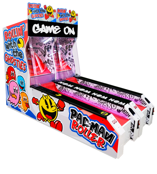 Namco Pac-Man Roller Alley Roller Game – Redemption Ticket Arcade | Iconic Pac-Man Branding | LED Display & Sound | Family Entertainment.