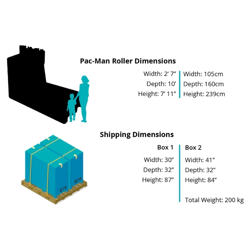 Namco Pac-Man Roller Alley arcade roller game with LED display, sound effects, and ticket redemption gameplay.