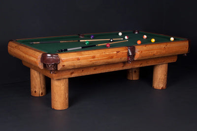 Ponderosa Pine Rustic Pool Table