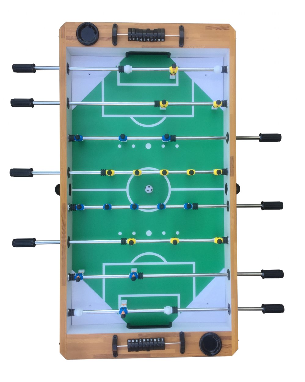 Premium Foosball Table with 1 and 3-man goalie setup by Berner Billiards
