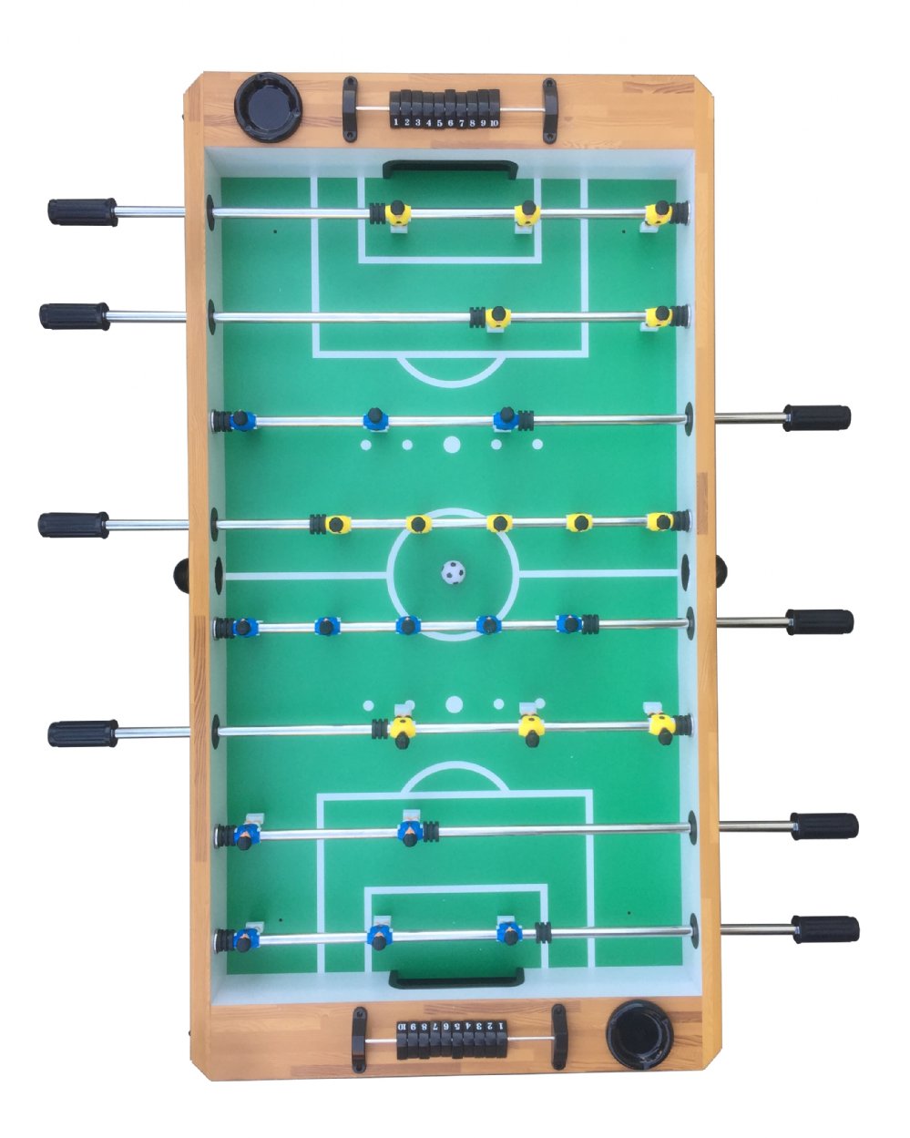 Premium Foosball Table with 1 and 3-man goalie setup by Berner Billiards