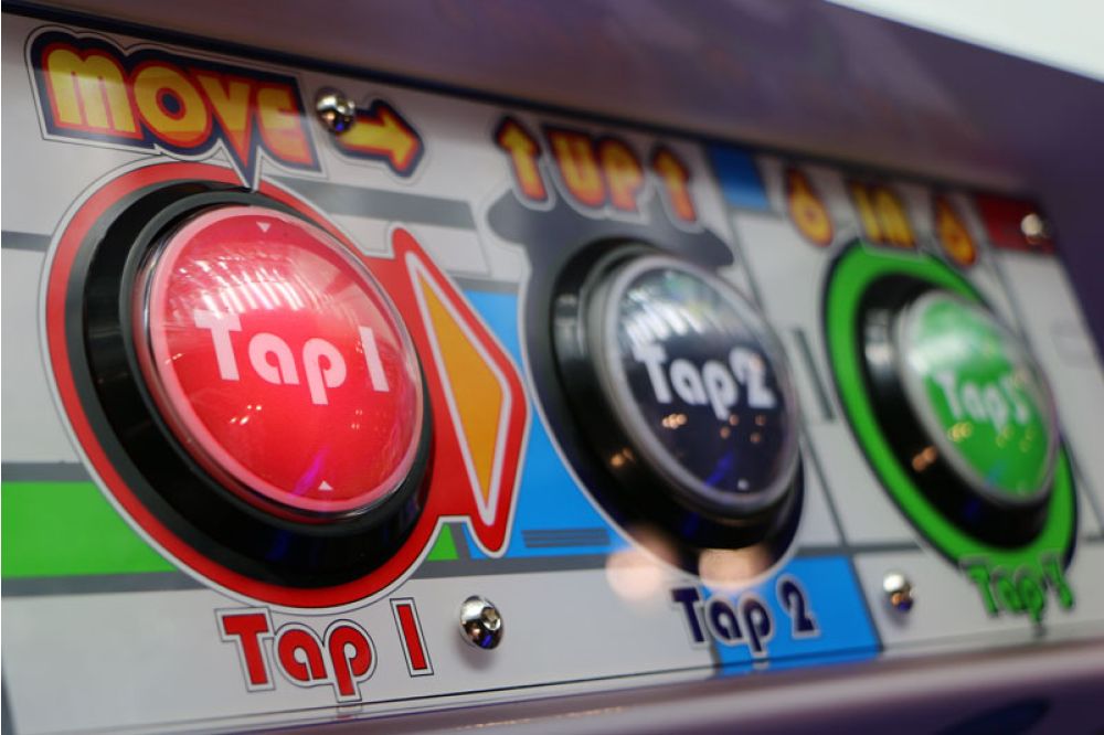Prize Locker - Closeup of the control panel