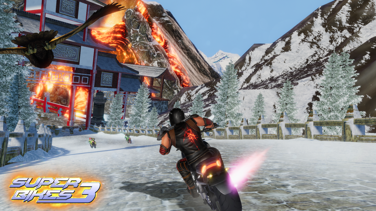 Super Bikes 3 Arcade Machine – Raw Thrills Motorcycle Racing Game | 1-8 Player Linked Cabinets | Official Yamaha Bikes | 43&quot; HD Display | Multiplayer &amp; Destructible Tracks.