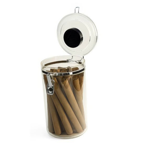 Acrylic Cigar Jar Humidor with Humidifier (25 Cigars)