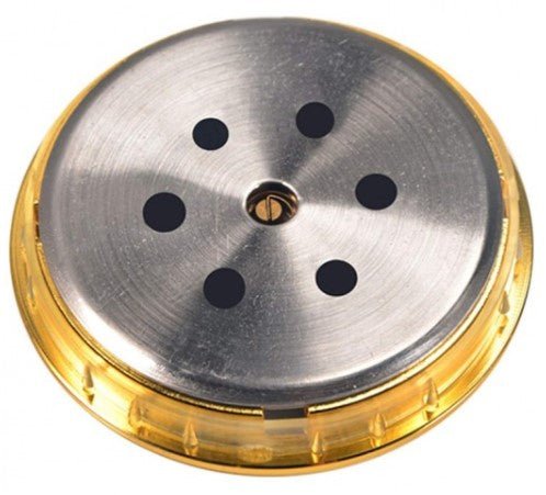 Gold Bezel Glass Face Cigar Hygrometer with Calibration by Prestige Import Group - Cigar Essentials & Accessories