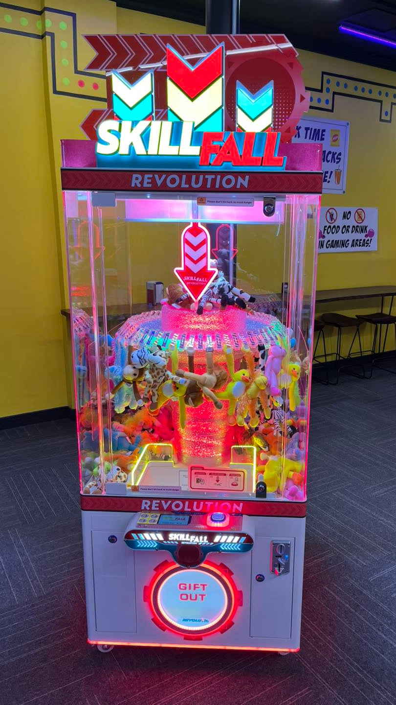 Skill Fall Revolution – Red Cabinet Prize Redemption Arcade Machine