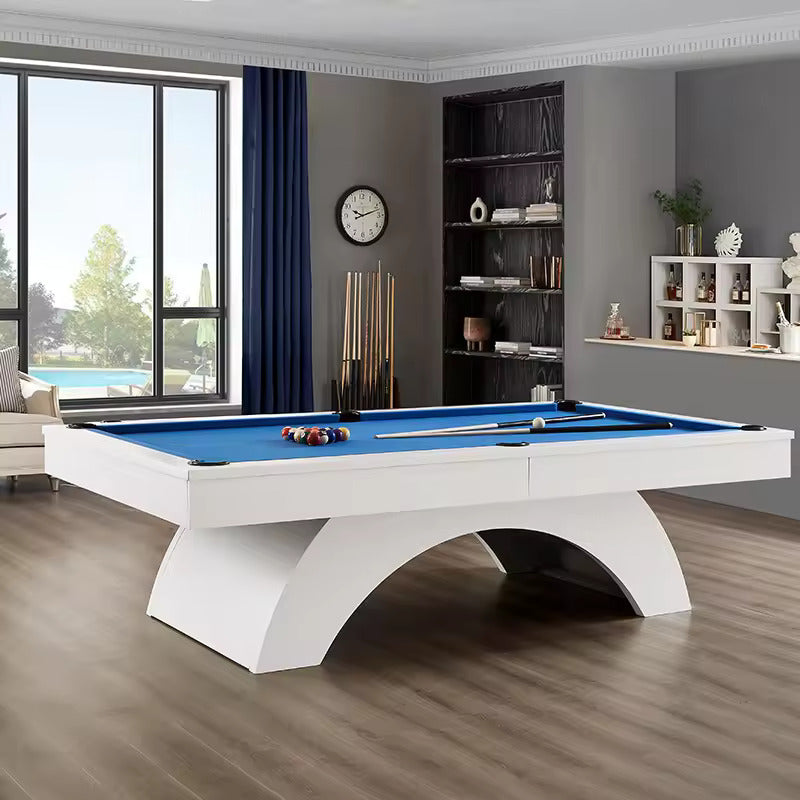 Karmen Modern Luxury Slate Billiards Table – Solid Hardwood Pool Table | Leather Drop Pockets | Custom Finishes.