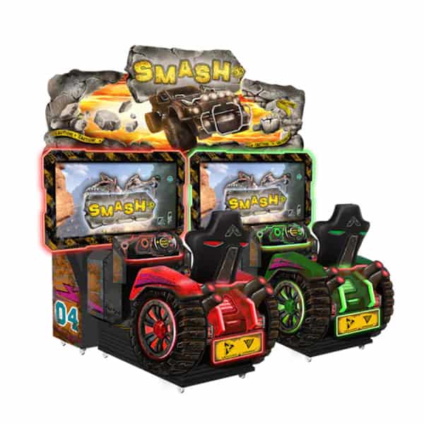 SMASH DX red and green cabinet