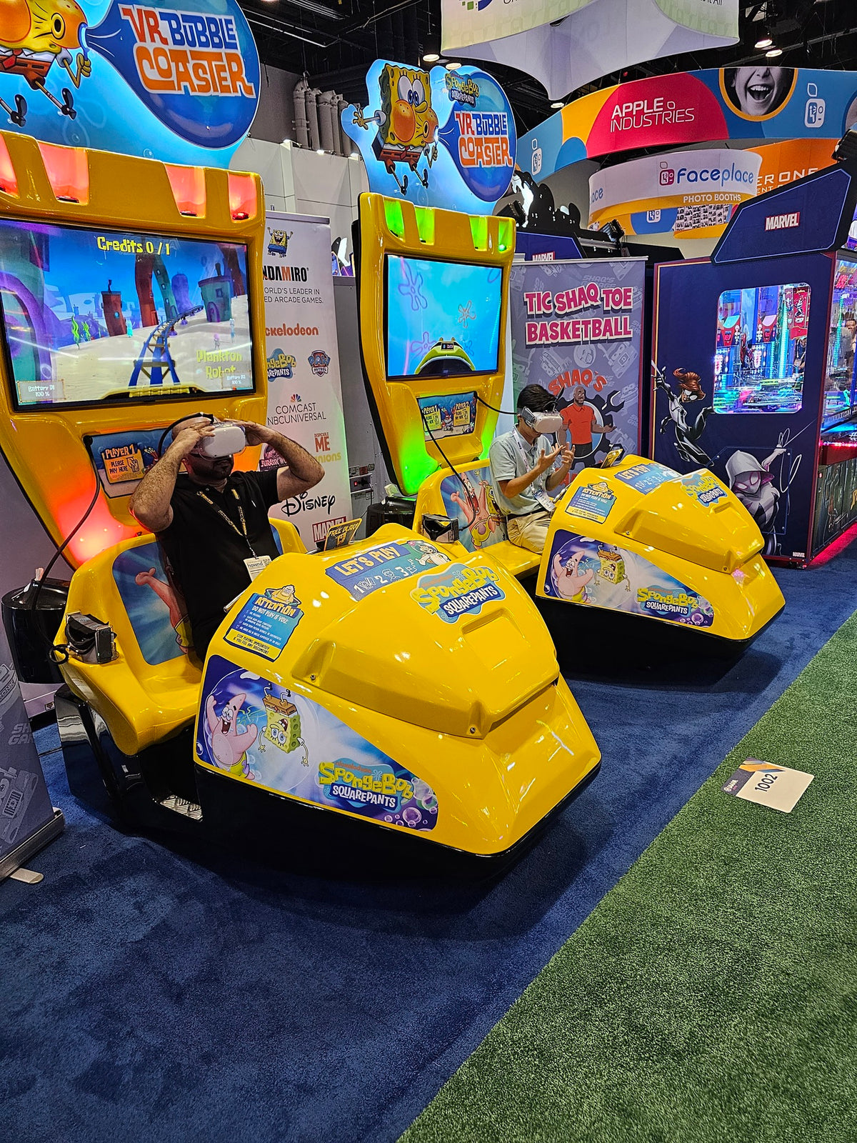 SpongeBob SquarePants VR Bubble Coaster immersive virtual reality ride with interactive family-friendly experience