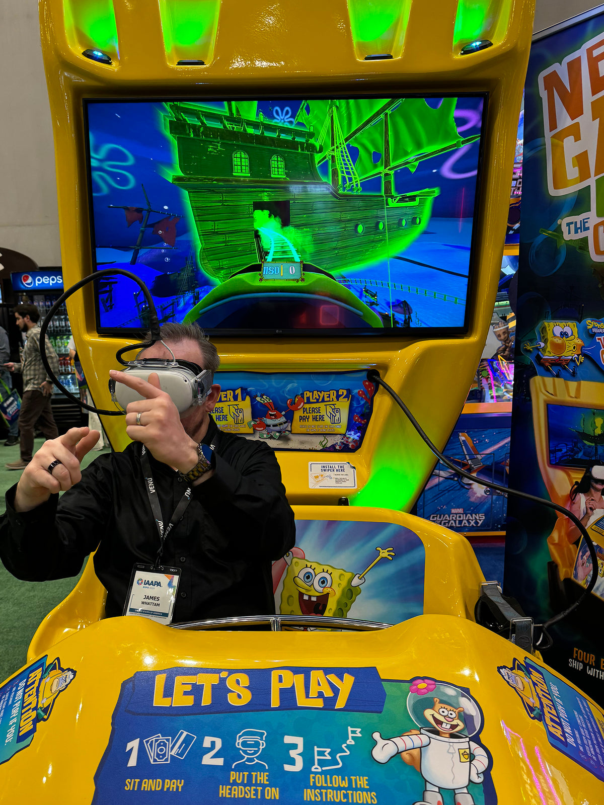 SpongeBob SquarePants VR Bubble Coaster immersive virtual reality ride with interactive family-friendly experience