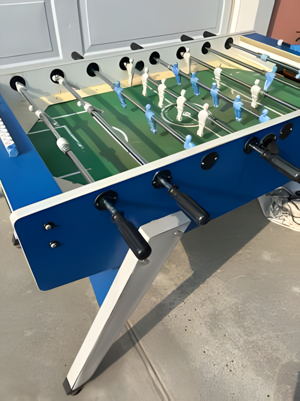 "The Florida" Outdoor Foosball Table w/1 & 3 Man Goalie by Berner Billiards - Blue.
