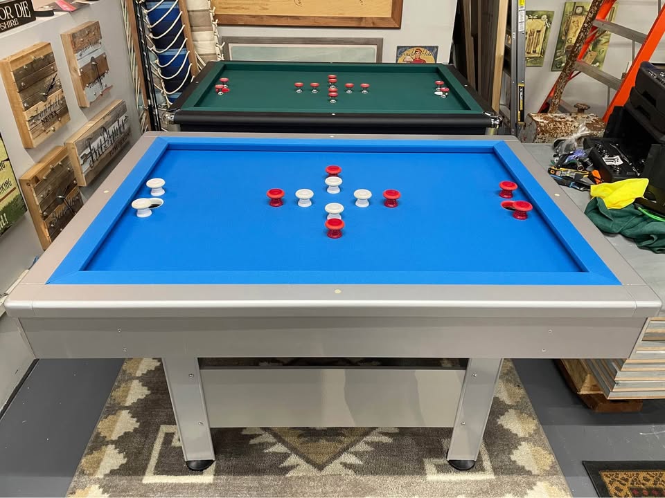 Orlando outdoor bumper pool table in Silver non-slate design by Berner Billiards