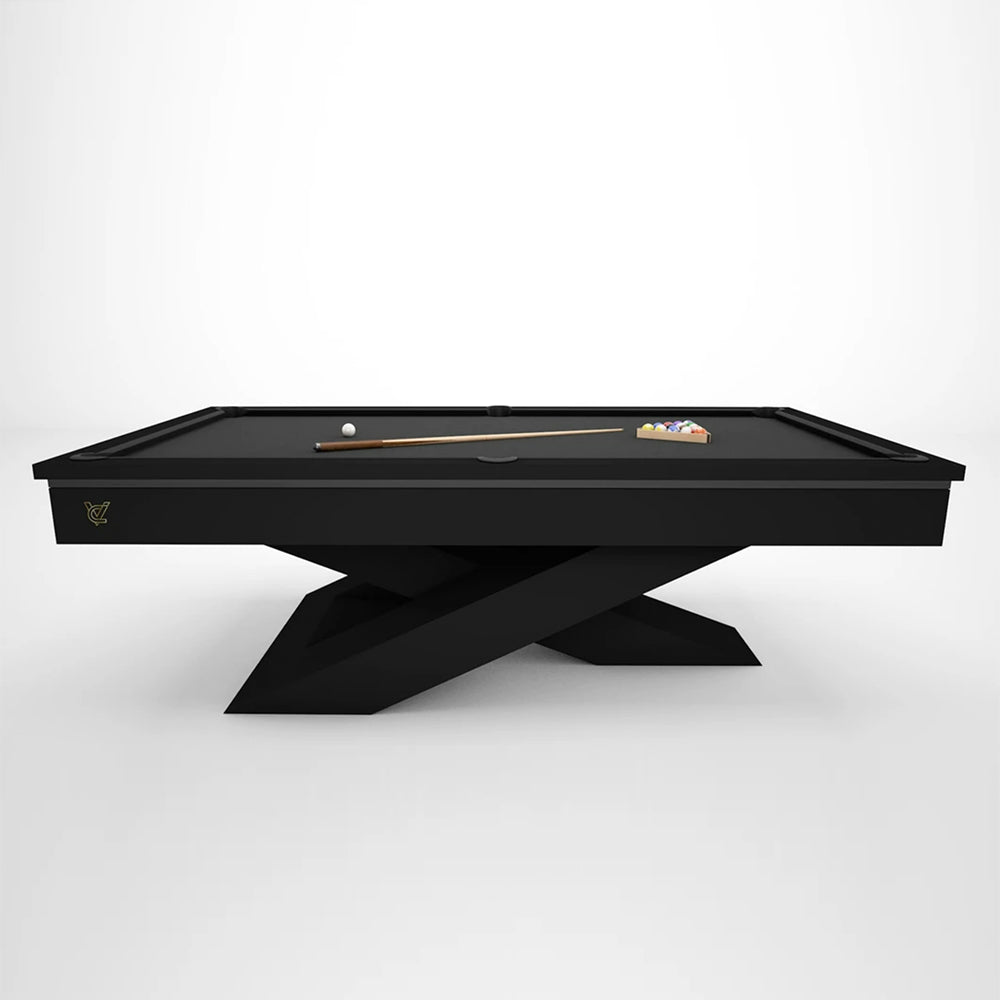 Ultimate Modern Luxury Slate Pool Table | Solid Hardwood | Leather Pockets.